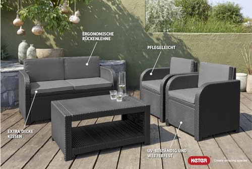 Allibert Gartenlounge Set Modena inkl. Sitz- und Rückenkissen - 2