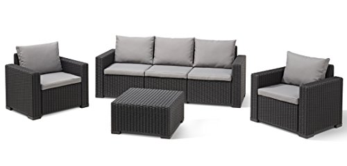 Allibert Gartenlounge Sofa California 3-Sitzer - 5