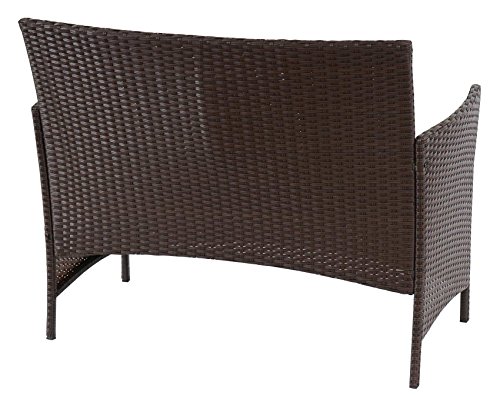 Mendler Poly-Rattan Gartenbank Halden - 8