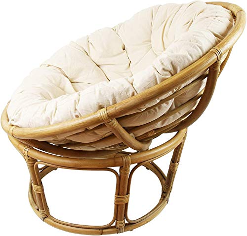 dekoleidenschaft papasan sessel aus rattan