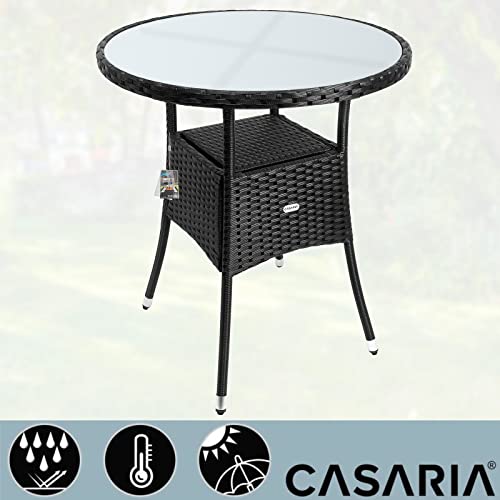 Casaria Poly Rattan Balkontisch - 4