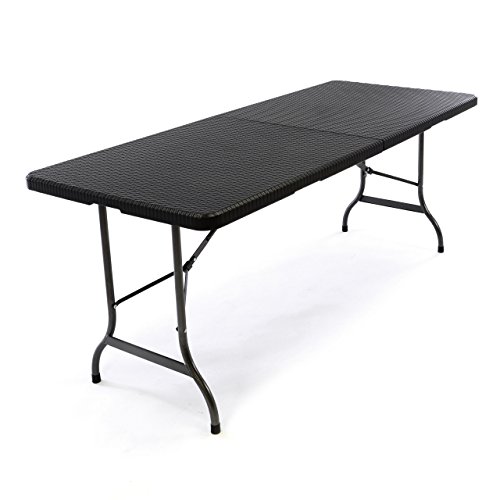 nexos klapptisch rattan optik