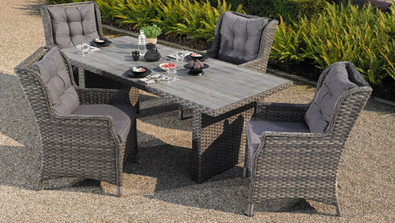 Toom Baumarkt: Eleganz und Funktionalität mit der Rattan Gartenmöbel-Serie "Delia" 3 toom rattan gartentisch delia